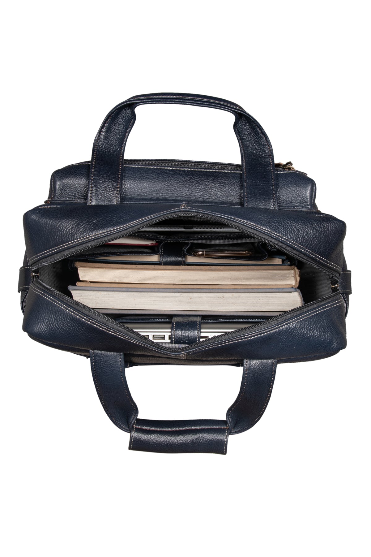 BRAND LEATHER Full Grain Buffalo - Hide Leather Backpack Large Capacity 15/15.6/16/17 Inch Laptop Bag Multi Pockets Travel Daypack