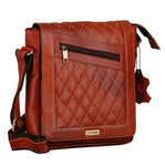 BRAND LEATHER Genuine Leather Cross Body Sling Bag For Unisex