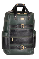 BRAND LEATHER Full Grain Buffalo - Hide Leather Backpack Large Capacity 15/15.6/16/17 Inch Laptop Bag Multi Pockets Travel Daypack