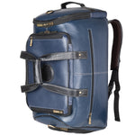 BRAND LEATHER Genuine Leather High Capacity Travel Backpack Cum Duffel Bag