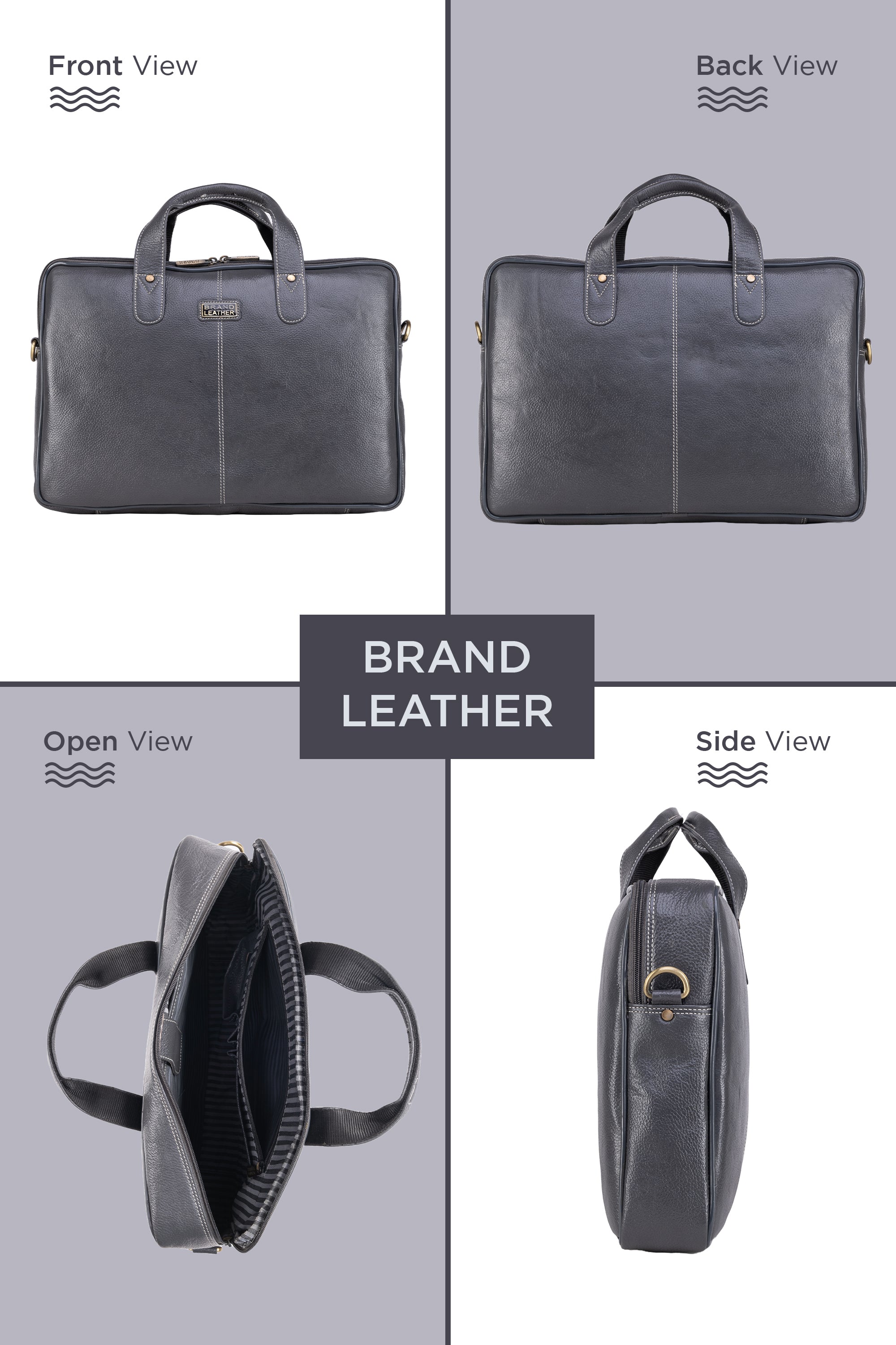 Branded leather laptop bags best sale