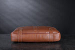 Laptop Bag for Men - Genuine Leather Messenger Bag for Office - Fits up to 15 Inch Laptop -Brown Shoulder Bag with Multiple Compartments - Executive Leather Bag for Work and Travel