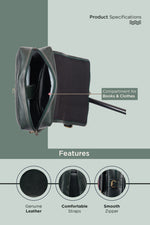 BRAND LEATHER Genuine Leather 14, 15.6 Inch Laptop Backpack For Use Office|Travel|Scahool|College Unisex