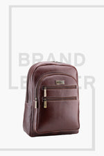 BRAND LEATHER Genuine Leather 14, 15.6 Inch Laptop Backpack For Use Office|Travel|Scahool|College Unisex