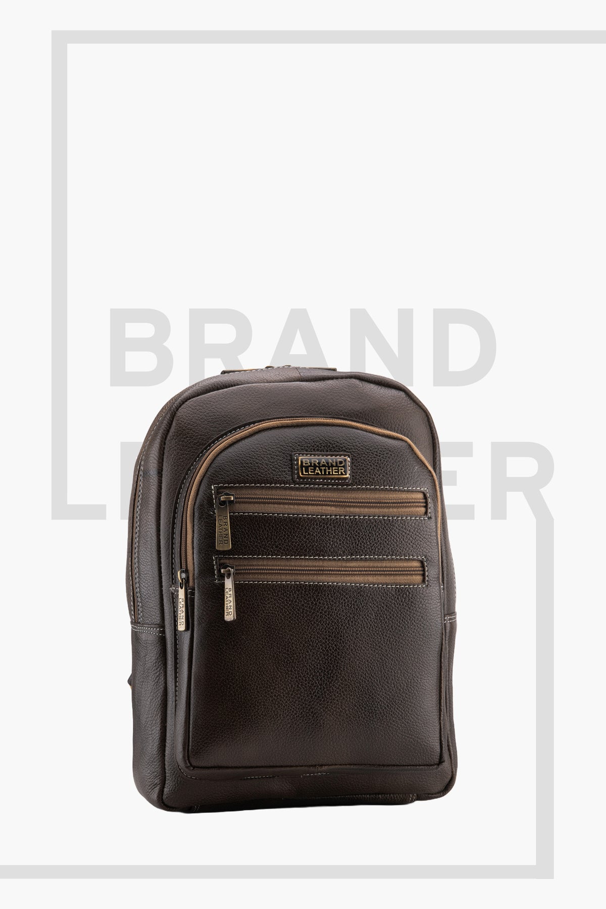 BRAND LEATHER Genuine Leather 14, 15.6 Inch Laptop Backpack For Use Office|Travel|Scahool|College Unisex