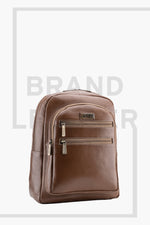 BRAND LEATHER Genuine Leather 14, 15.6 Inch Laptop Backpack For Use Office|Travel|Scahool|College Unisex