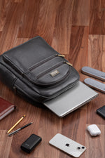 BRAND LEATHER Genuine Leather 14, 15.6 Inch Laptop Backpack For Use Office|Travel|Scahool|College Unisex