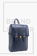 BRAND LEATHER Genuine Leather 14, 15.6 Inch Laptop Backpack For Use Office|Travel|Scahool|College Unisex