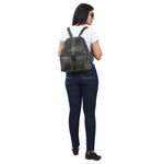 BRAND LEATHER Genuine Leather Stylish Women's Backpack Use for College|School|Office|Travel