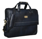 BRAND LEATHER Laptop Bag for Men - Genuine Leather Office Bag with Multiple Compartments Fits 14/15.6/16 Inch Laptop Bag - Messenger and Shoulder Bag for Travel - Water Resistant