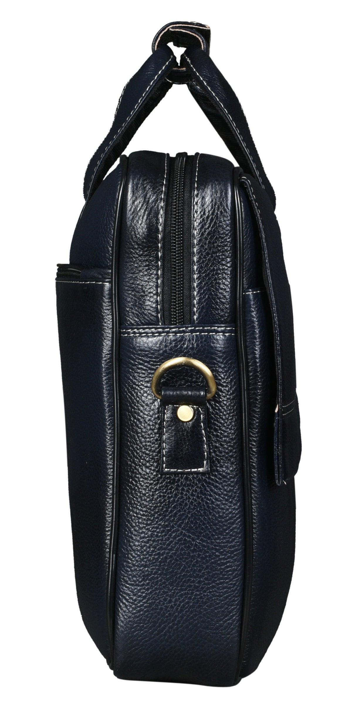BRAND LEATHER Laptop Bag for Men - Genuine Leather Office Bag with Multiple Compartments Fits 14/15.6/16 Inch Laptop Bag - Messenger and Shoulder Bag for Travel - Water Resistant