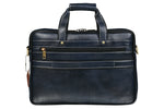 Genuine Leather Briefcase for Men Business Travel Messenger Bags 15.6 Inch Laptop Bag