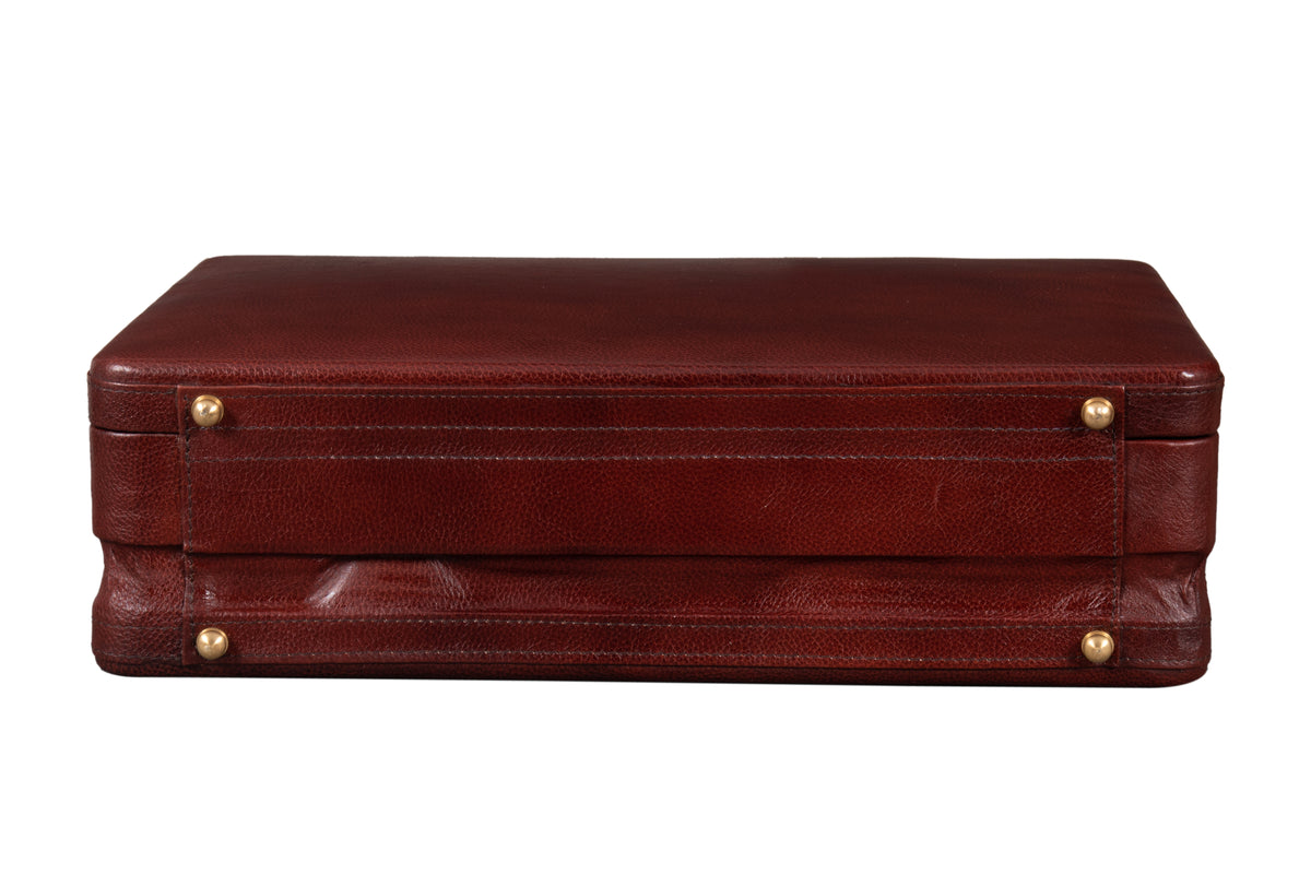 Genuine Leather 25 L Briefcase For Men Use For Office|Business|Travel