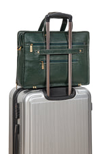 Genuine Leather Laptop Bag for Men - Office Bag, Brown - Fits Up to 14/15.6/16 Inch Laptop/MacBook - Laptop Messenger Bag/Side Shoulder Bag with Adjustable Strap - 1 Year Warranty