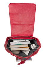 BRAND LEATHER Genuine Leather Stylish Women's Backpack Use for College|School|Office|Travel