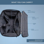 BRAND LEATHER Full Grain Buffalo - Hide Leather Backpack Large Capacity 15/15.6/16/17 Inch Laptop Bag Multi Pockets Travel Daypack