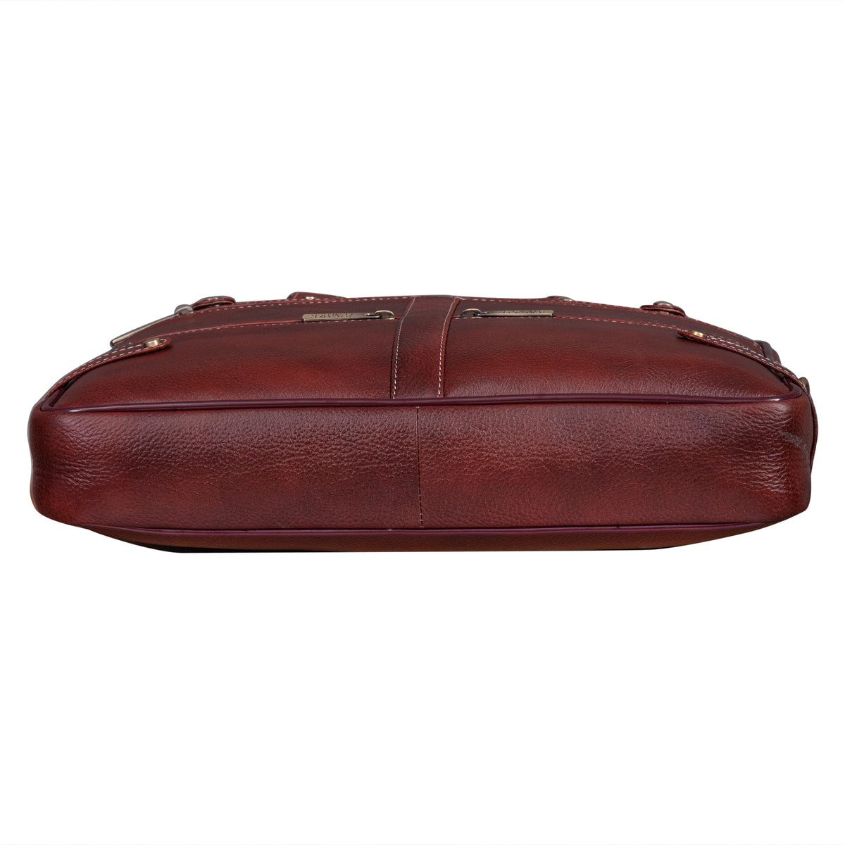 Laptop Bag for Men - Genuine Leather Messenger Bag for Office - Fits up to 16 Inch Laptop -Brown Shoulder Bag with Multiple Compartments - Executive Leather Bag for Work and Travel