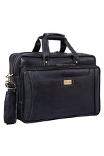 Genuine Leather 16 Inch Laptop Messenger Bag With Huge Capacity