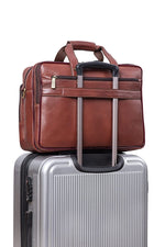 Genuine Leather 16 Inch Laptop Messenger Bag With Huge Capacity
