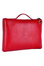 Genuine Leather Laptop Sleeve for Upto 16.3" inch | Shoulder Straps | Adjustable Slings