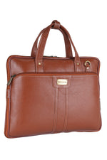 BRAND LEATHER Genuine Leather Laptop Bag for Men/Office Bag for Men |Fits 14|15.6|16 Inch Laptop Bag/MacBook |Leather Bag for Men with Shoulder Straps|Crossbody Laptop Messenger Bag for Men