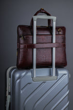 BRAND LEATHER Genuine Leather Laptop Bag for Men/Office Bag for Men |Fits 14|15.6|16 Inch Laptop Bag/MacBook |Leather Bag for Men with Shoulder Straps|Crossbody Laptop Messenger Bag for Men