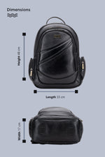 BRAND LEATHER Men's Full Grain Cow Hide Leather 17 Inch Laptop Backpack Large Capacity Weekender Overnight Camping Travel Rucksack