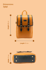 BRAND LEATHER Genuine Leather 14, 15.6 Inch Laptop Backpack For Use Office|Travel|Scahool|College Unisex