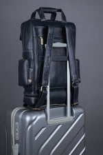 BRAND LEATHER Full Grain Buffalo - Hide Leather Backpack Large Capacity 15/15.6/16/17 Inch Laptop Bag Multi Pockets Travel Daypack