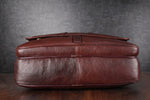 BRAND LEATHER Laptop Bag for Men - Genuine Leather Office Bag with Multiple Compartments Fits 14/15.6/16 Inch Laptop Bag - Messenger and Shoulder Bag for Travel - Water Resistant