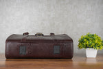 BRAND LEATHER Genuine Leather Laptop Bag for Men - Office Bag, Brown - Fits Up to 14/15.6/16 Inch Laptop/MacBook - Laptop Messenger Bag/Side Shoulder Bag with Adjustable Strap - 1 Year Warranty
