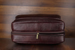 Genuine Leather Laptop Bag for Men/Office Bag for Men, Brown | Fits Upto 16" Laptop/MacBook| Bag with Shoulder Straps | Laptop Messenger Bag/Leather Bag for Men with Trolley Straps