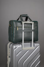 Genuine Leather Laptop Bag for Men - Office Bag, Brown - Fits Up to 16-inch Laptop/MacBook - Shoulder Bag/Hand Bag