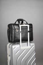 Genuine Leather Laptop Bag for Men - Office Bag, Brown - Fits Up to 16-inch Laptop/MacBook - Shoulder Bag/Hand Bag