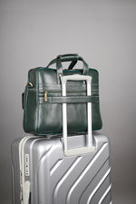 BRAND LEATHER Laptop Bag for Men - Genuine Leather Office Bag with Multiple Compartments Fits 14/15.6/16 Inch Laptop Bag - Messenger and Shoulder Bag for Travel - Water Resistant