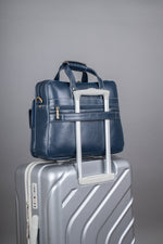 BRAND LEATHER Laptop Bag for Men - Genuine Leather Office Bag with Multiple Compartments Fits 14/15.6/16 Inch Laptop Bag - Messenger and Shoulder Bag for Travel - Water Resistant