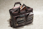 Genuine Leather Laptop Bag for Men - Office Bag, Brown - Fits Up to 16-inch Laptop/MacBook - Shoulder Bag/Hand Bag