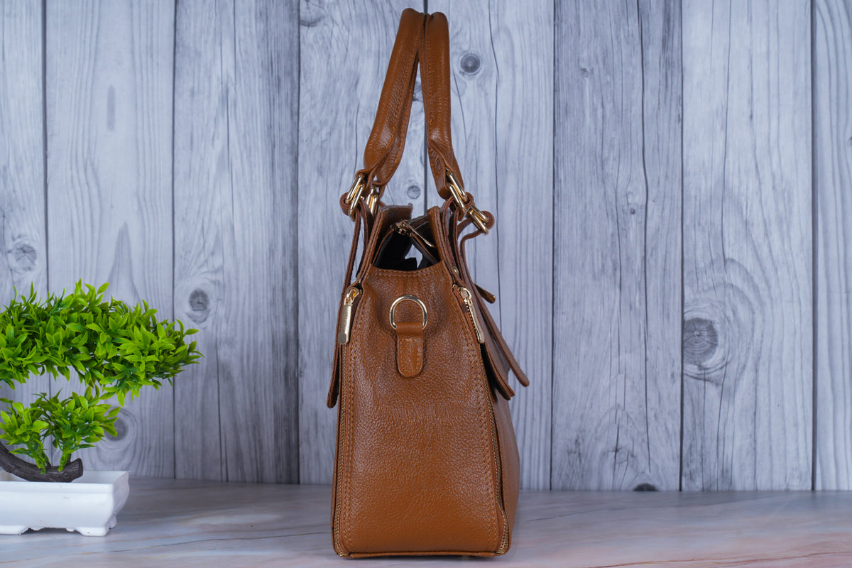 BRAND LEATHER Women's Genuine Leather Handbags Shoulder Bag Satchel Designer Ladies Purse Crossbody Bags