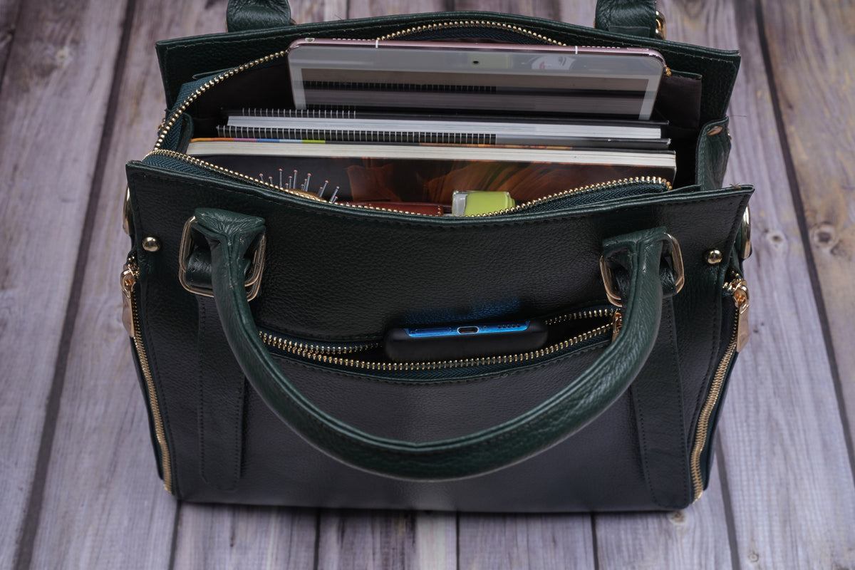 BRAND LEATHER Women's Genuine Leather Handbags Shoulder Bag Satchel Designer Ladies Purse Crossbody Bags