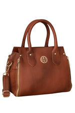 BRAND LEATHER Women Genuine Leather Handbags Tote Office Shoulder Bag Medium Satchel Purse