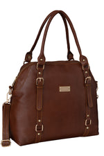 BRAND LEATHER Women Genuine Leather Handbag Designer Top Handle Satchel Shoulder Bag Crossbody