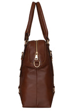 BRAND LEATHER Women Genuine Leather Handbag Designer Top Handle Satchel Shoulder Bag Crossbody