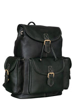 BRAND LEATHER Genuine Leather 15.6 inch Laptop Backpack Casual Daypack for Travel Business Outdoor and More Unisex