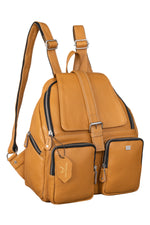 BRAND LEATHER Genuine Leather Stylish Women's Backpack Use for College|School|Office|Travel