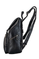 BRAND LEATHER Genuine Leather Stylish Women's Backpack Use for College|School|Office|Travel