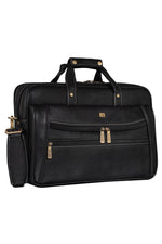 Genuine Leather Laptop Bag for Men - Office Bag, Brown - Fits Up to 16-inch Laptop/MacBook - Shoulder Bag/Hand Bag