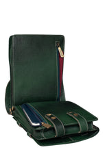 BRAND LEATHER Casual|Business|Travel use Genuine Leather Cross Body Sling Bag with Multi Pockets