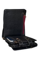 BRAND LEATHER Casual|Business|Travel use Genuine Leather Cross Body Sling Bag with Multi Pockets