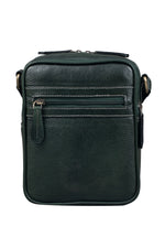 BRAND LEATHER Bombay Brown Leather Cross Body Sling Bag For Unisex