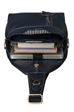 BRAND LEATHER Men's Genuine Leather Sling Chest Bag Casual Shoulder Daypack's